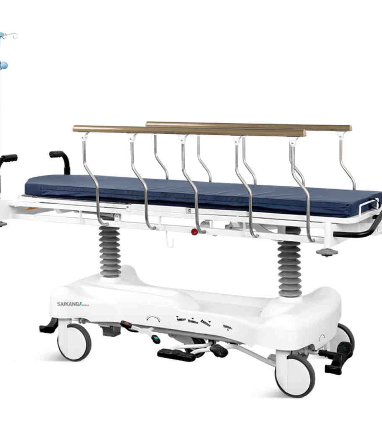 Hydraulic stretcher for emergency transport