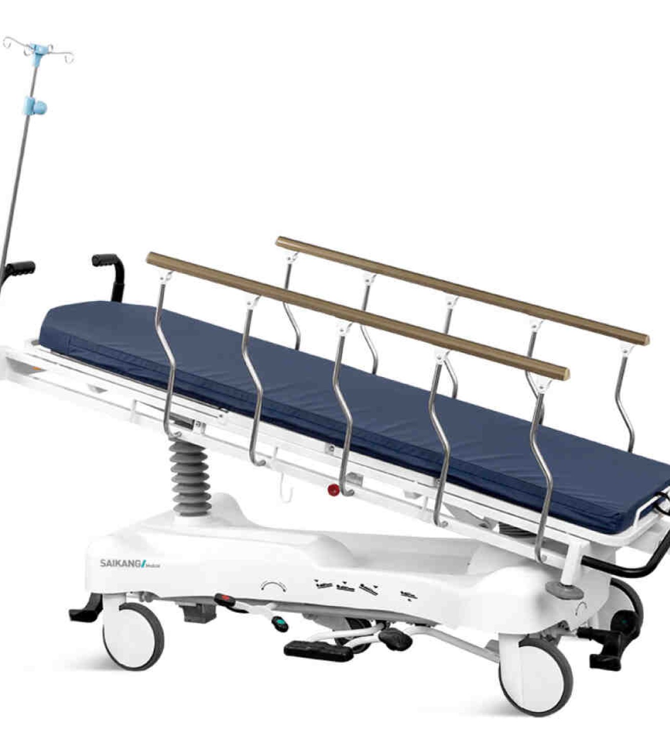 Hydraulic stretcher for emergency transport